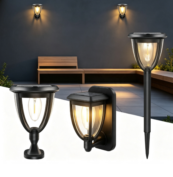 Outdoor Lighting Ip65 - 2PCS 야외 태양광 조명, 잔디밭 정원