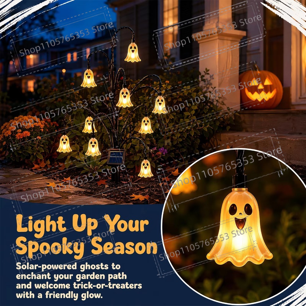 Outdoor Lighting Pathway - 할로윈 태양광 랜턴 야외 정원 장식등