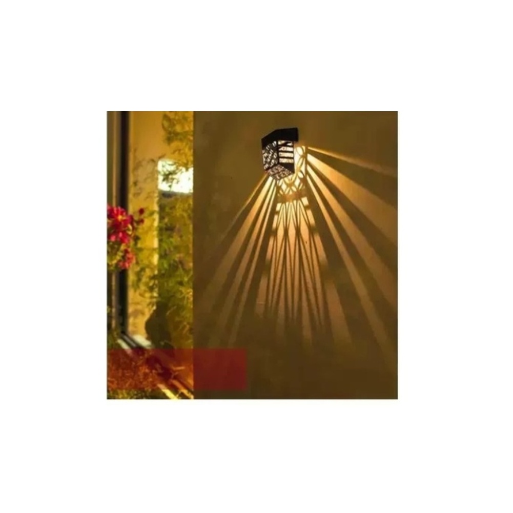 Outdoor Lighting Black - 태양광 LED 정원 울타리 조명 방수