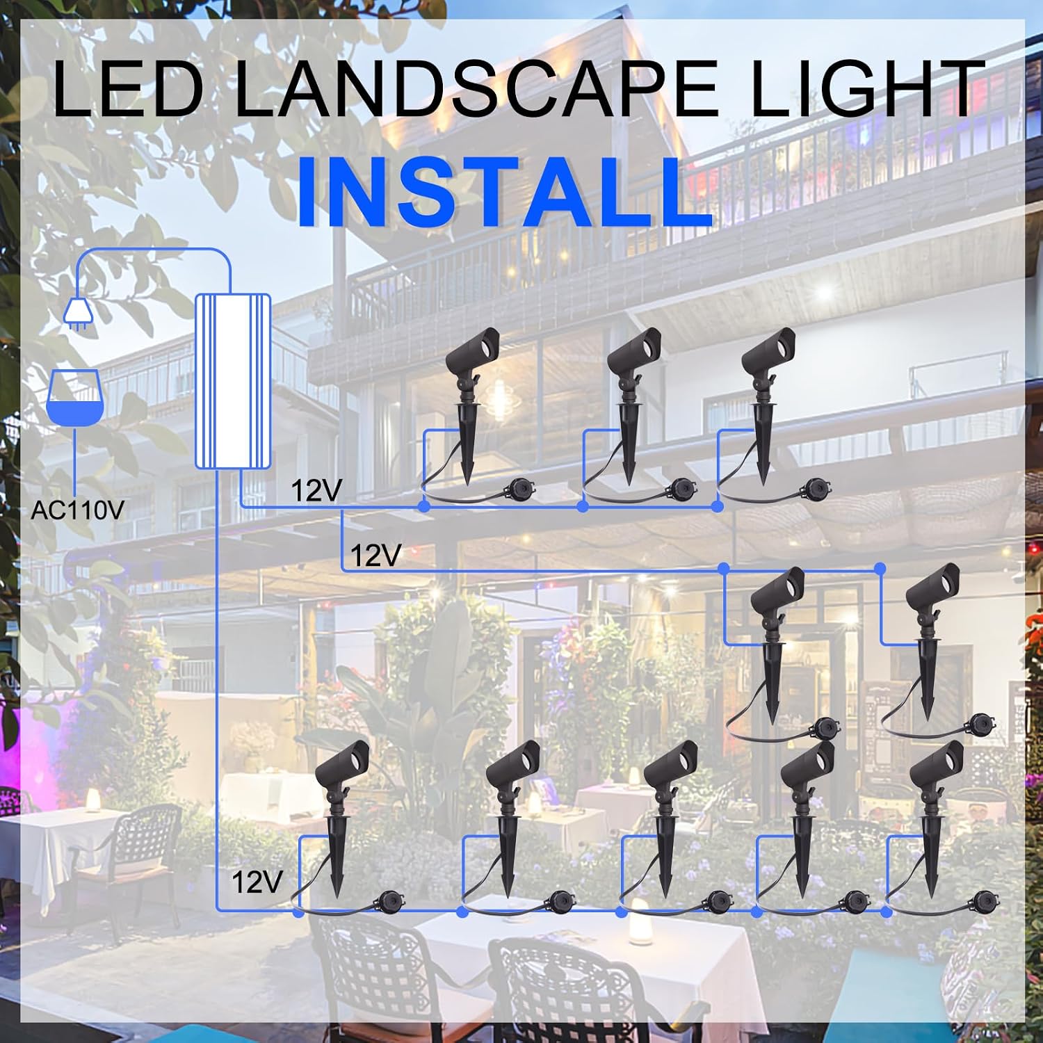 저전압 12V LED 조경등 따뜻한 백색 3000K 4 - Outdoor Lighting Pathway 리뷰 및 가격