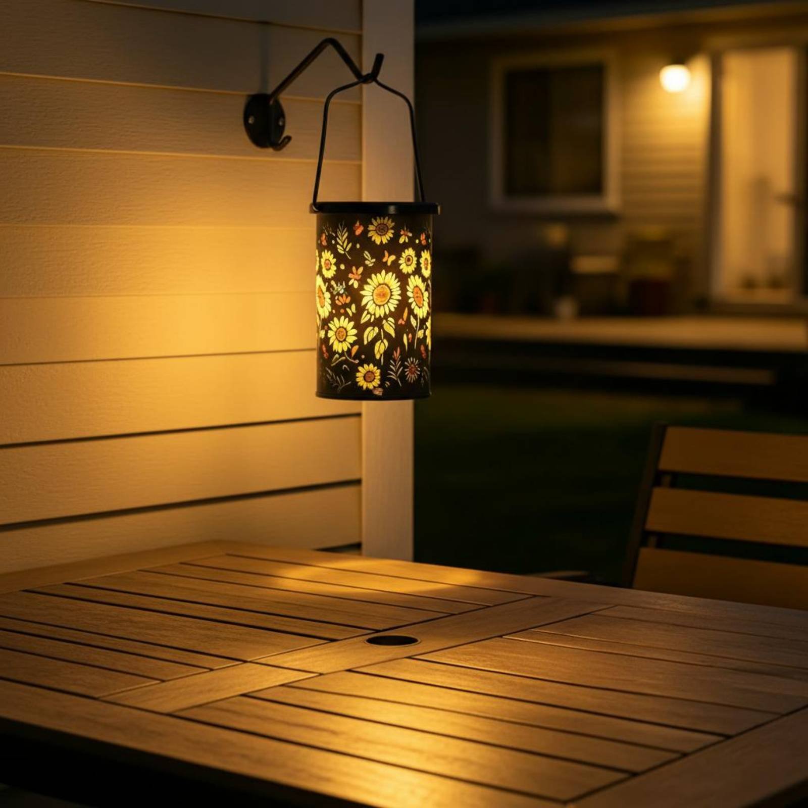 꽃무늬 랜턴 빈티지 디자인 걸이형 태양광 랜턴 에칭 태 - Outdoor Lighting And Landscape 리뷰 및 가격