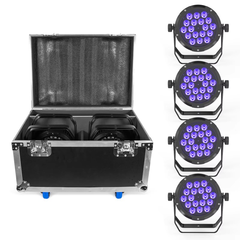 4개 18X10W IP65 방수 파라이트 RGBW UV - Outdoor Lighting Waterproof 리뷰 및 가격