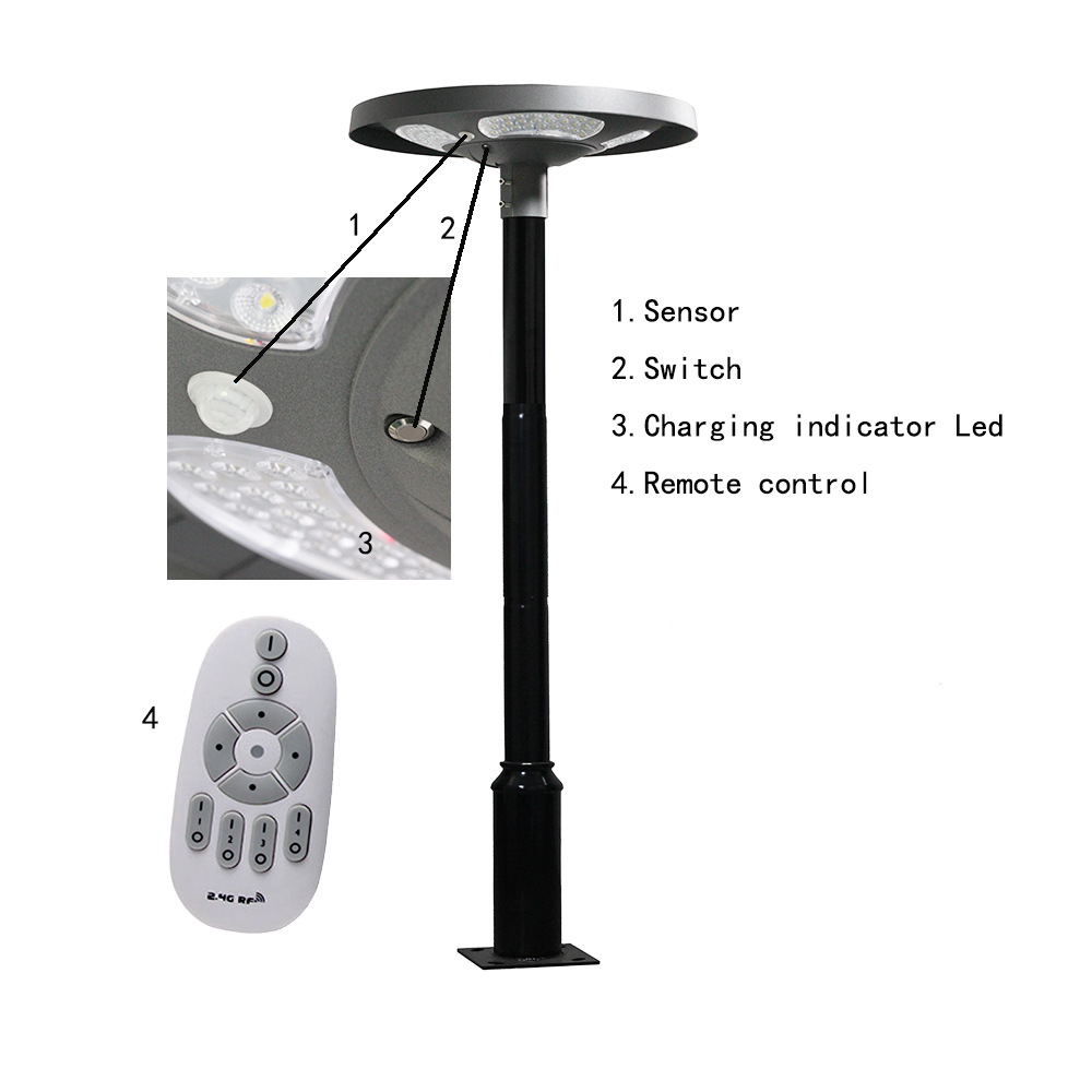 방수 IP65 UFO 태양광 LED 정원 가로등 30W - Outdoor Lighting Waterproof 리뷰 및 가격