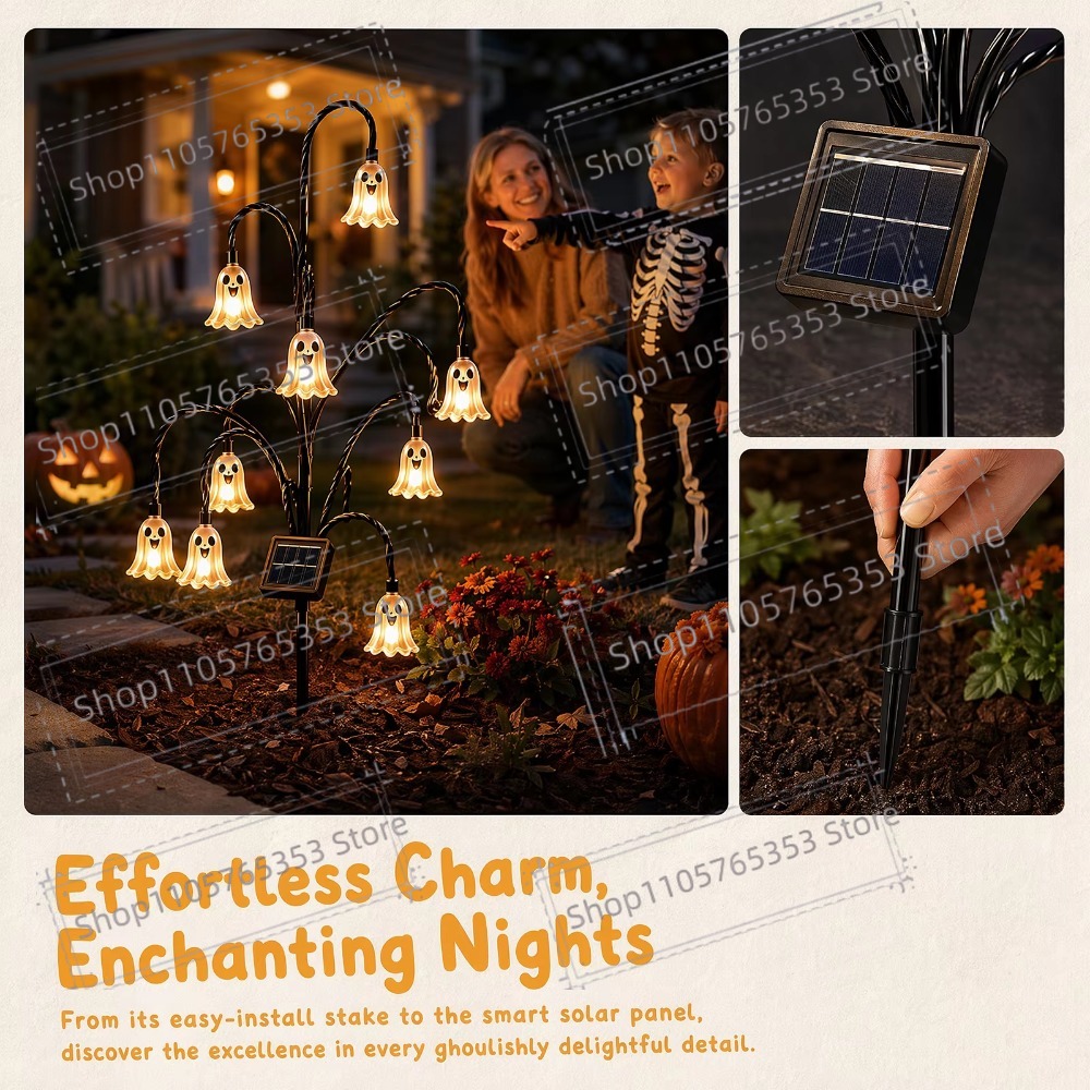 할로윈 태양광 랜턴 야외 정원 장식등 빈티지 나무 그루 - Outdoor Lighting Pathway 리뷰 및 가격