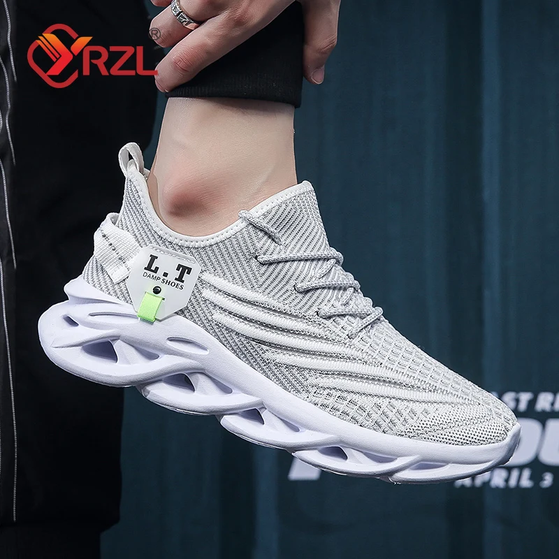 YRZL 남성 스포츠 러닝 블랙 조깅 신발 캐주얼 스니 - Outdoor Lighting Black 리뷰 및 가격